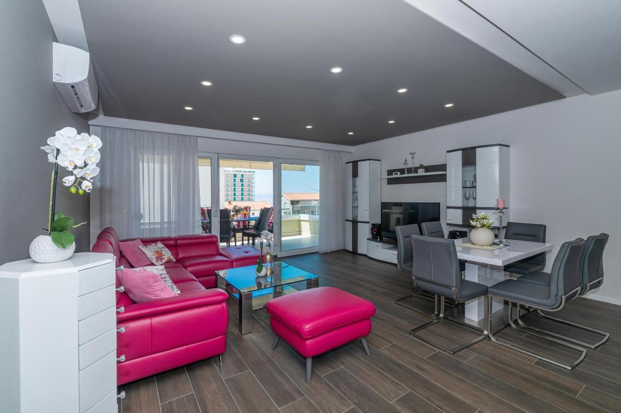 Luxury Apartment Purple Summer Sea View Makarska Dış mekan fotoğraf