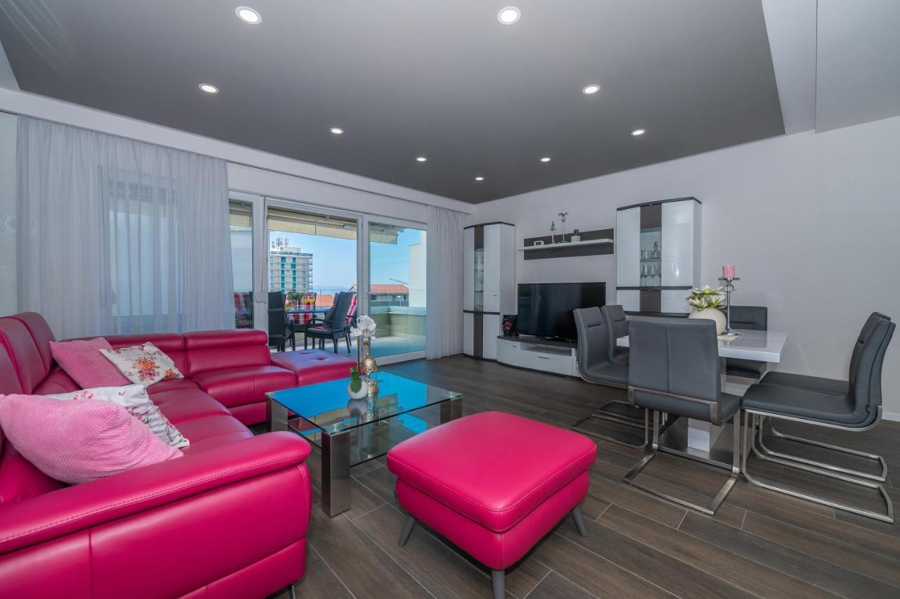 Luxury Apartment Purple Summer Sea View Makarska Dış mekan fotoğraf