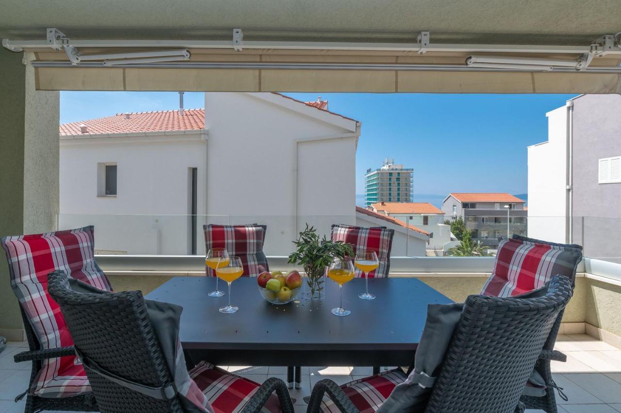 Luxury Apartment Purple Summer Sea View Makarska Dış mekan fotoğraf